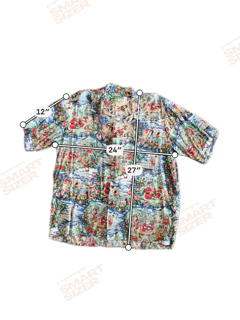 Reyn Spooner Mele Kalikimaka Eddy Y Christmas Hawaiian Shirt L Rayon - Picture 5 of 5